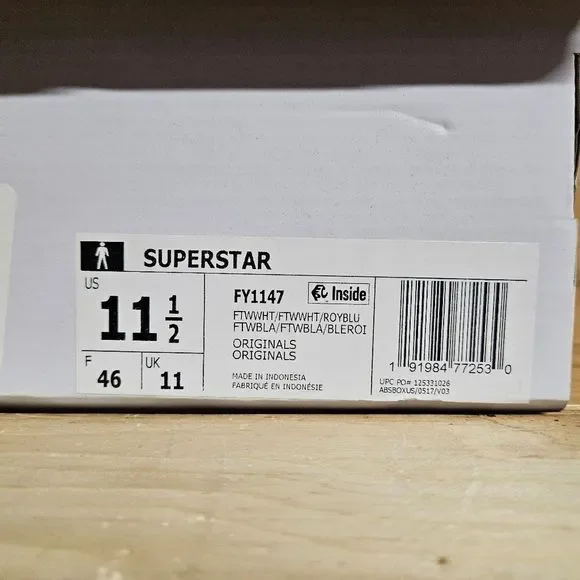 Adidas Superstar Olympic Pack White Blue Red Mens Shoe Sneaker FY1147 - Picture 11 of 14